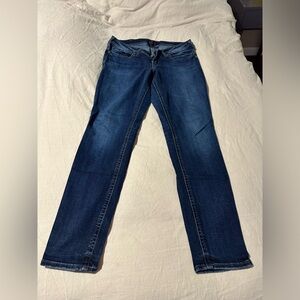 Silver straight jeans 14